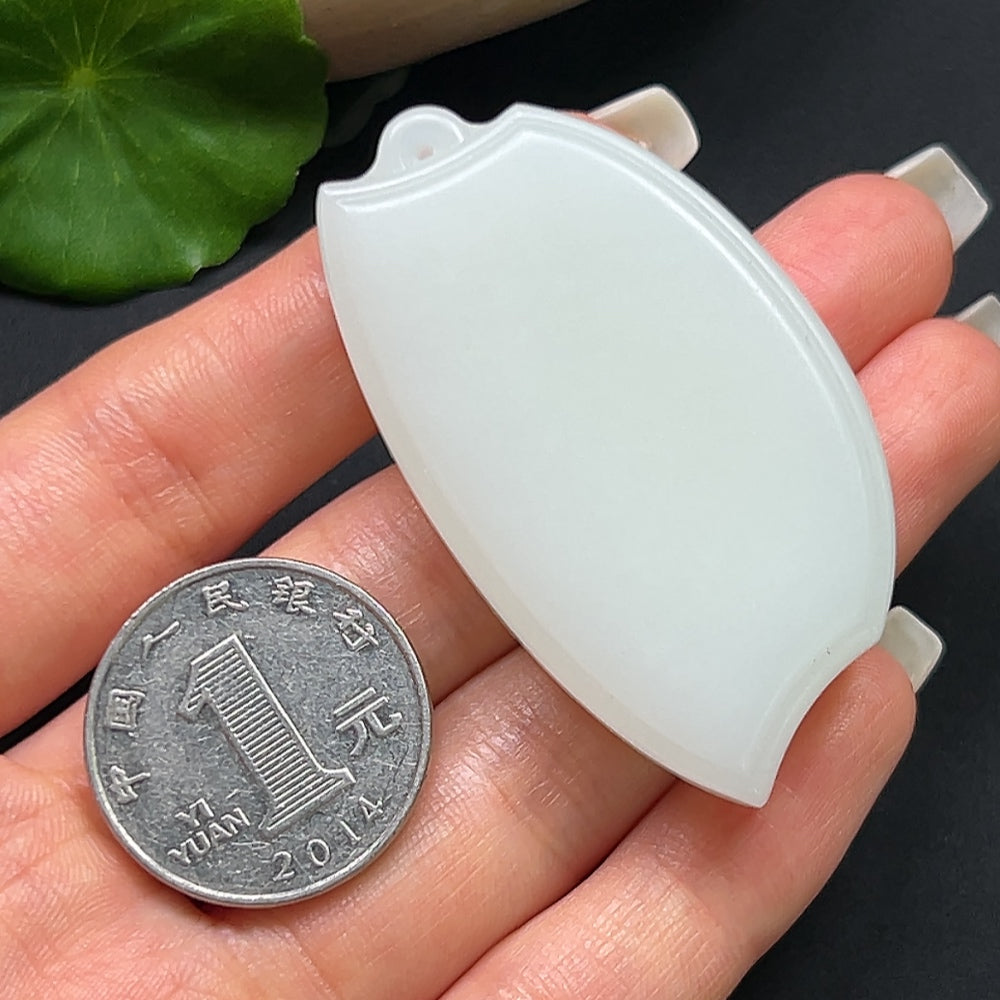 Hetian Jade Freeform Pendant