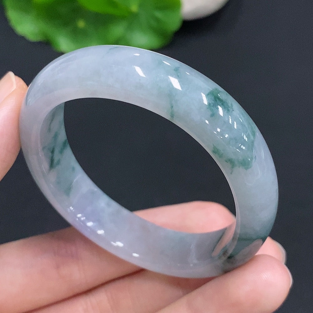 Jadeite Concubine Bracelet Total Weight Approx. 40.8g Size 52.6/46.2