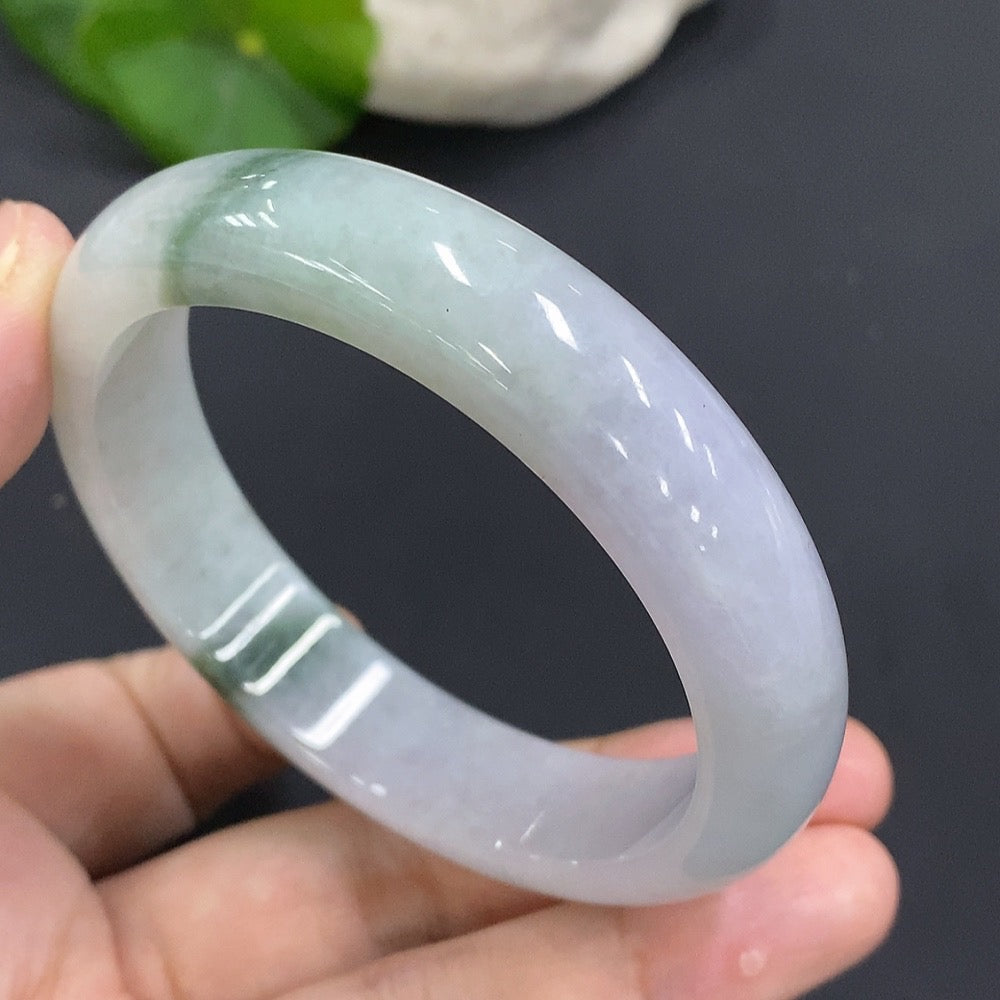 Jadeite Round Bangle Size 55.8 Total Weight 56.010g