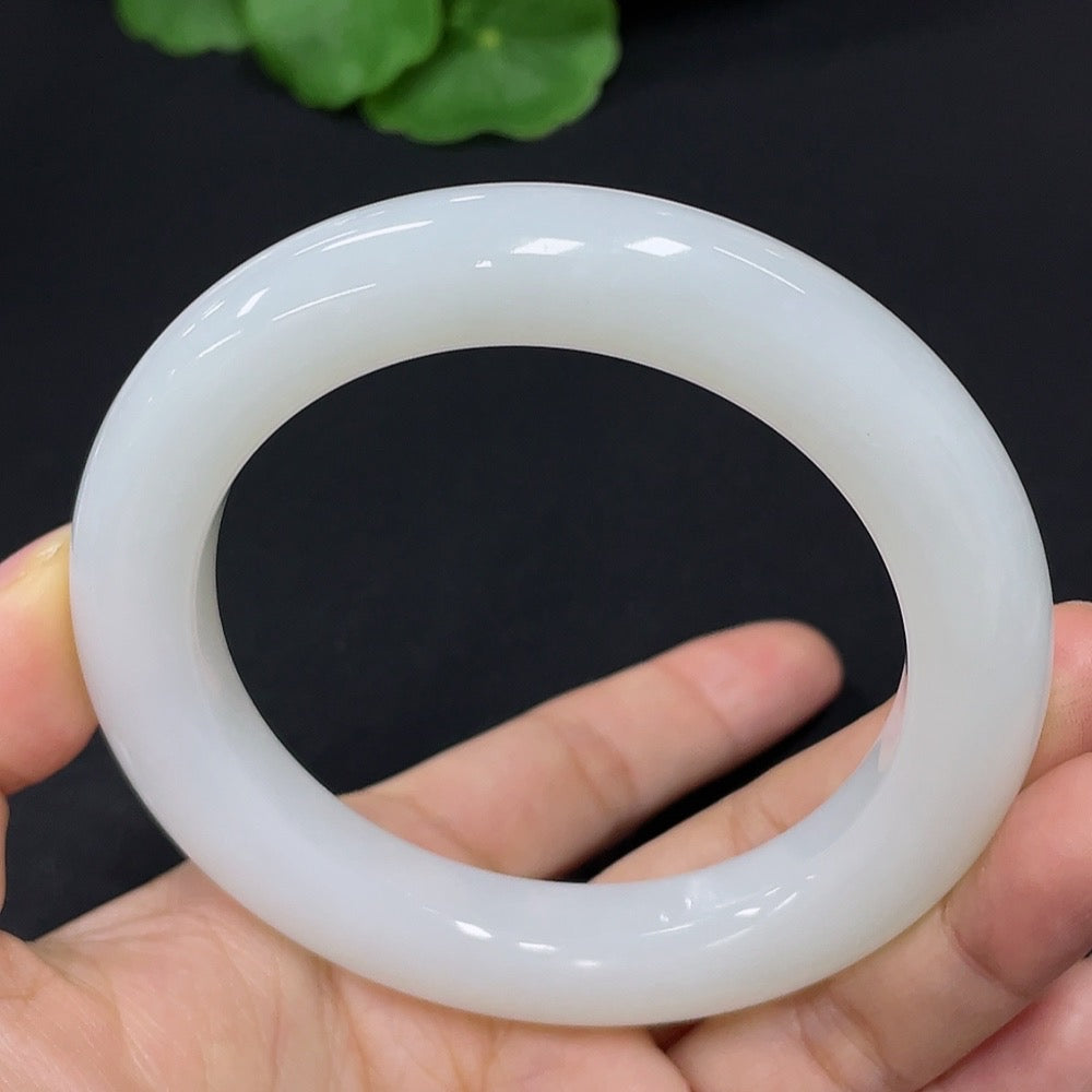 Hetian Jade Round Bracelet