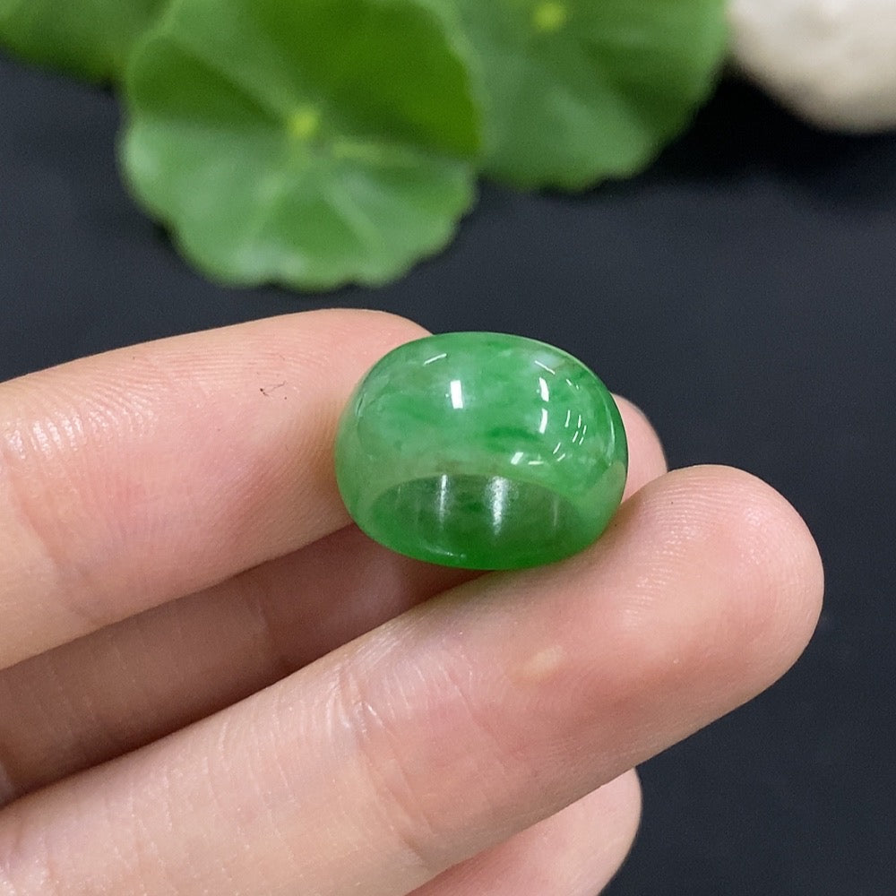 Jadeite Ring Total Weight Approx. 2.24g