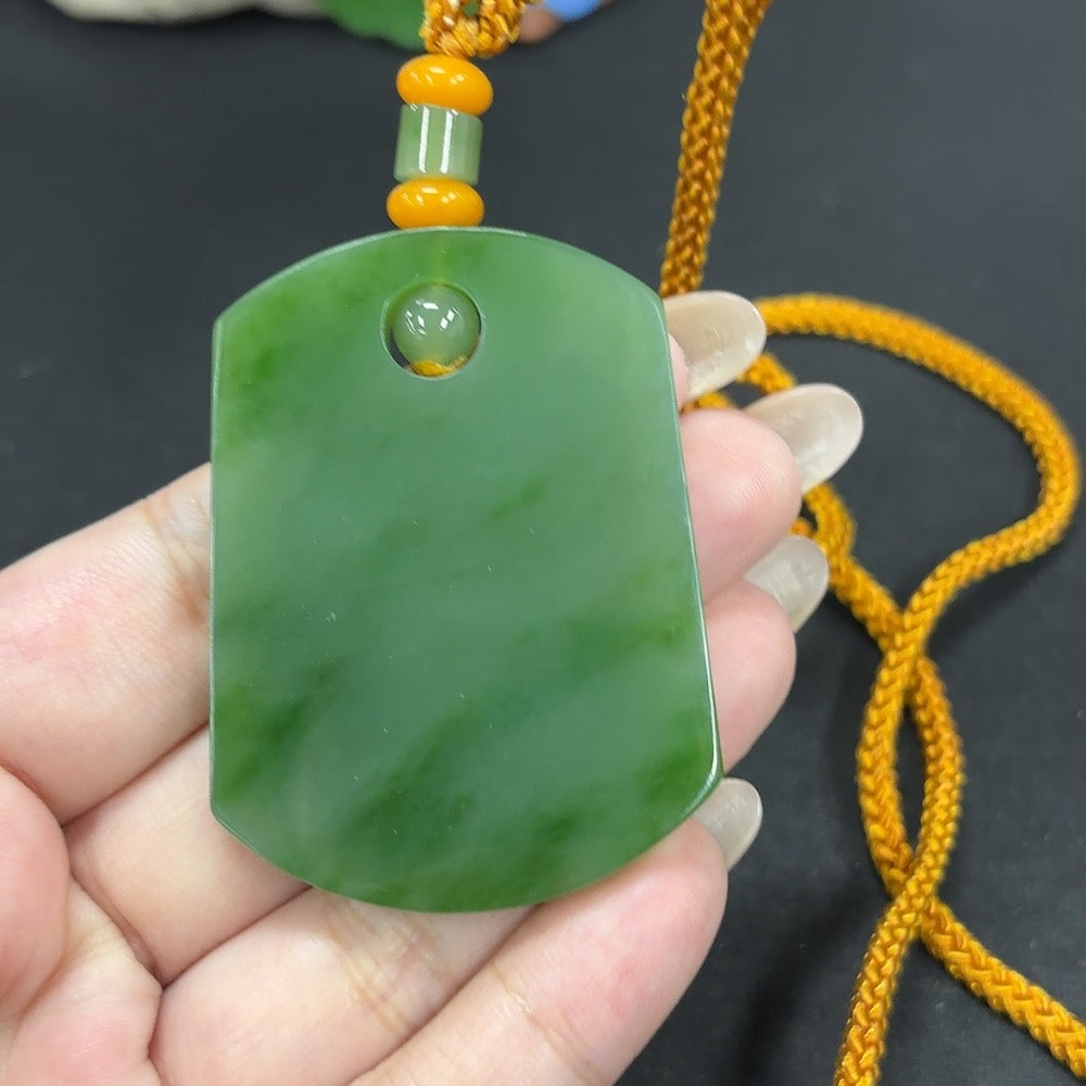Hetian Jade Pendant, Plain Pendant