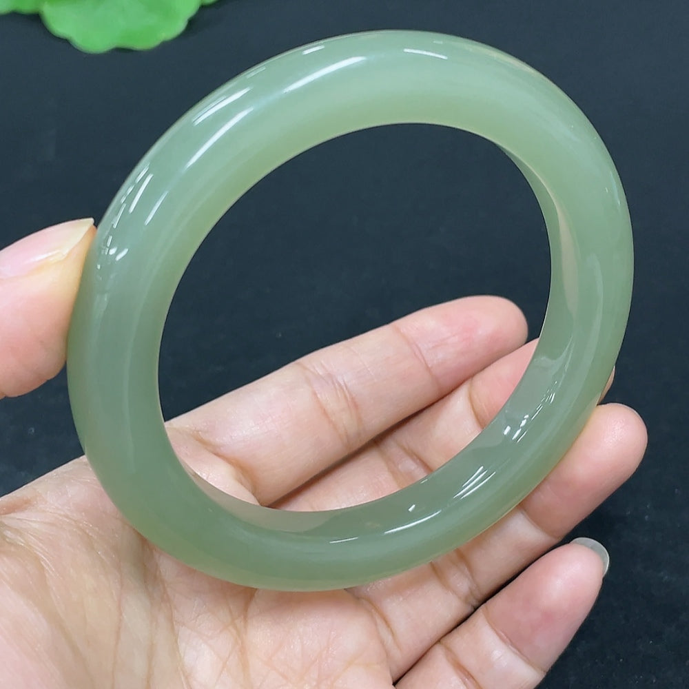 Hetian Jade Round Bracelet