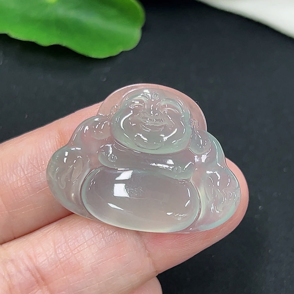 Jadeite Buddha Pendant Total Weight Approximately 6.1g