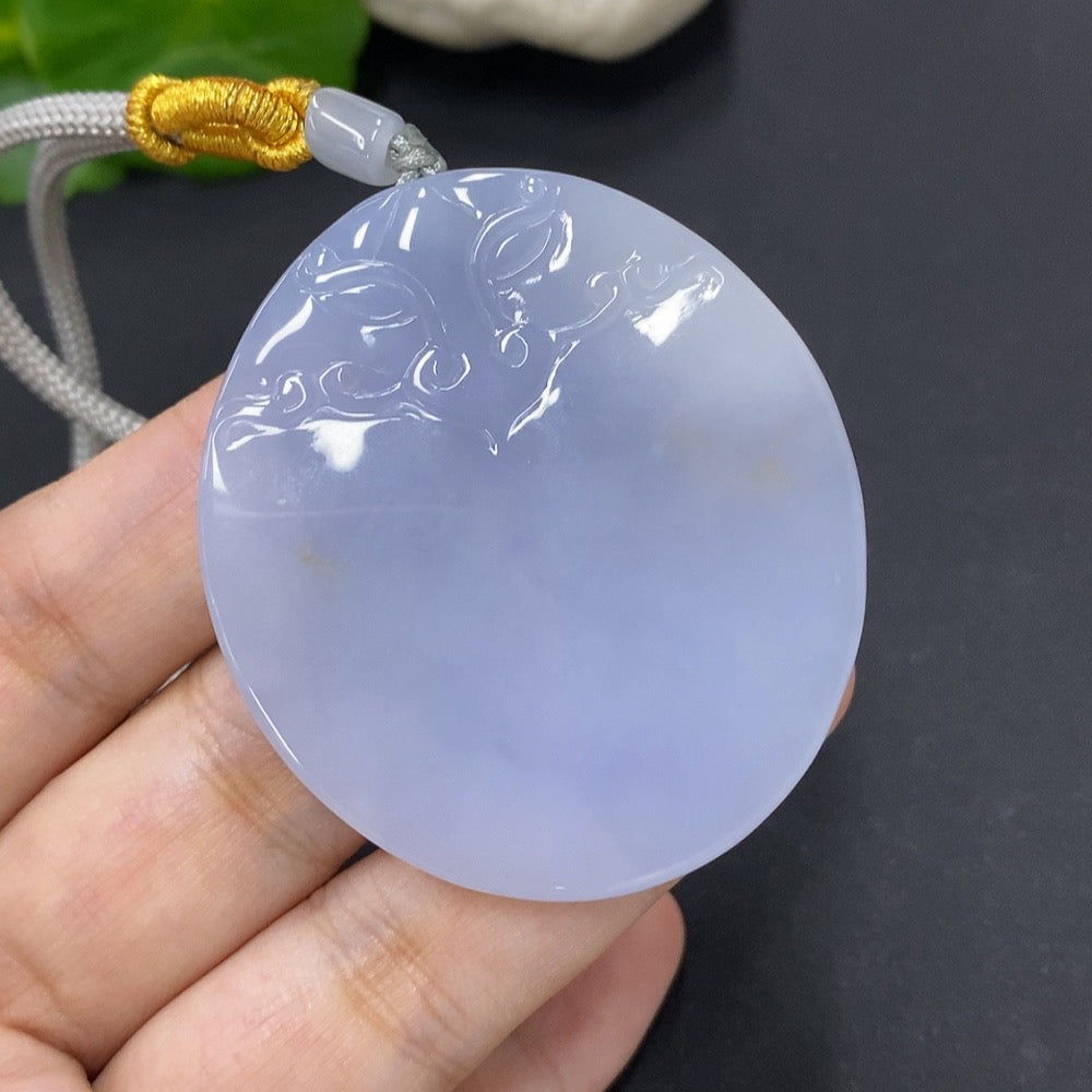 Jadeite Antique Pendant (Including Rope Weight)