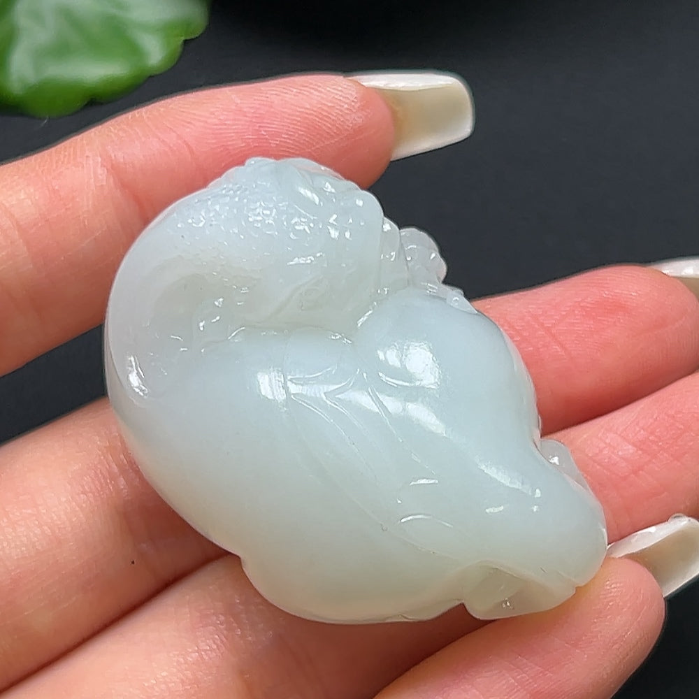 Hetian Jade Pi Xiu Pendant Total Weight Approx. 45.14g