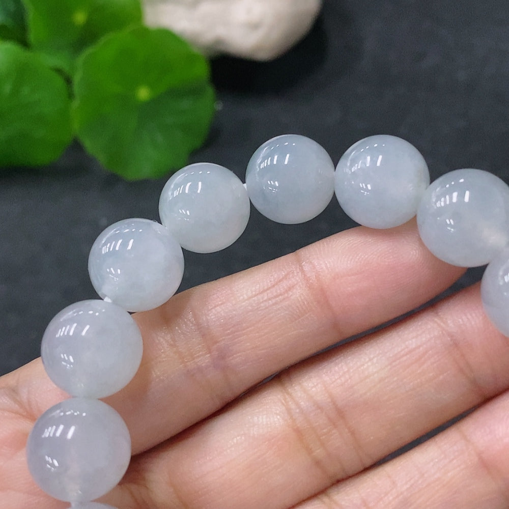 JadeiteBead Bracelet Approx. 12.2mm Total Weight Approx. 50.78g