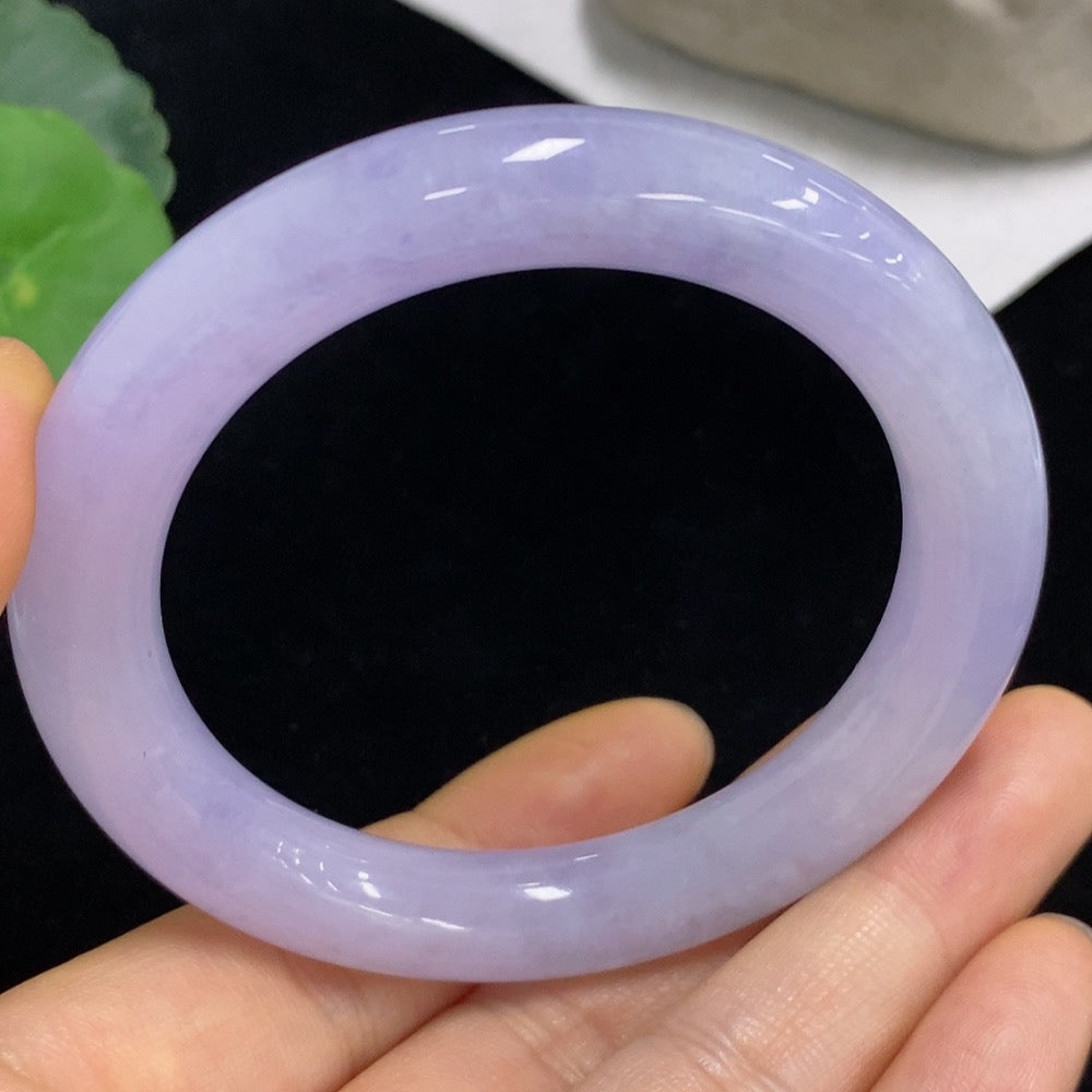 Jadeite Round Bangle Size 52.6 Total Weight Approx. 51.26g