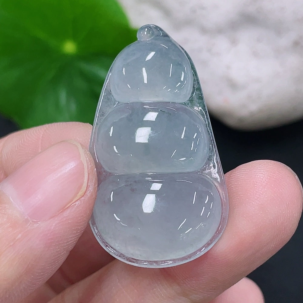 Jadeite Fu Dou Inlaid Piece Total Weight Approx. 6.1g
