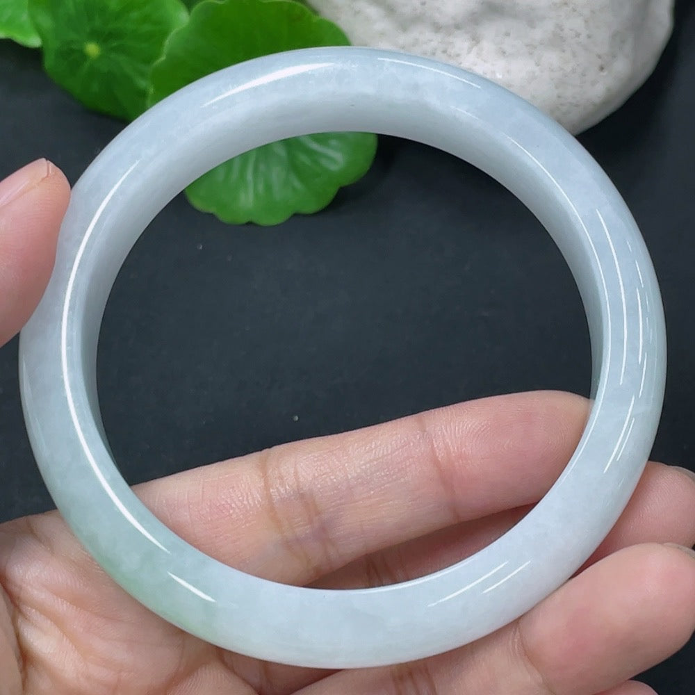 Jadeite Round Bangle Total Weight Approx. 58.66g Size 59