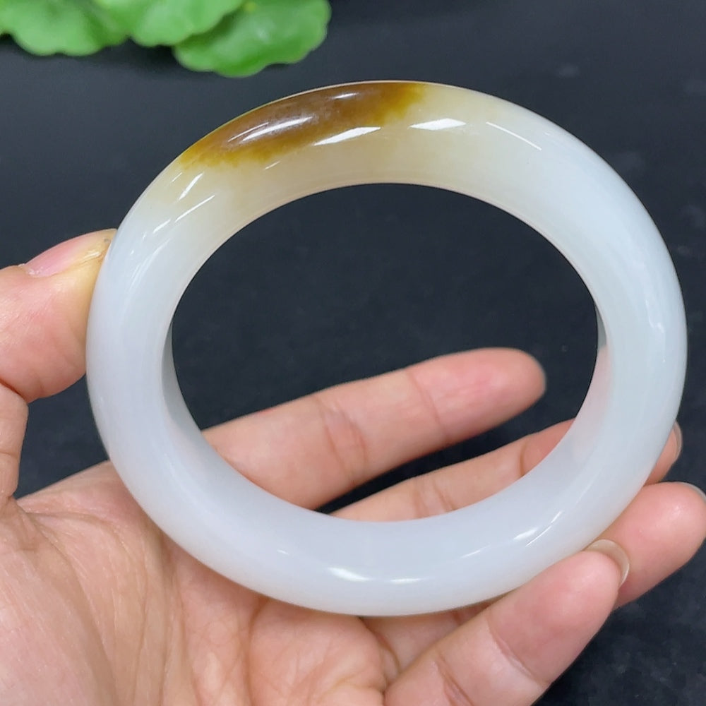 Hetian Jade Round Bracelet