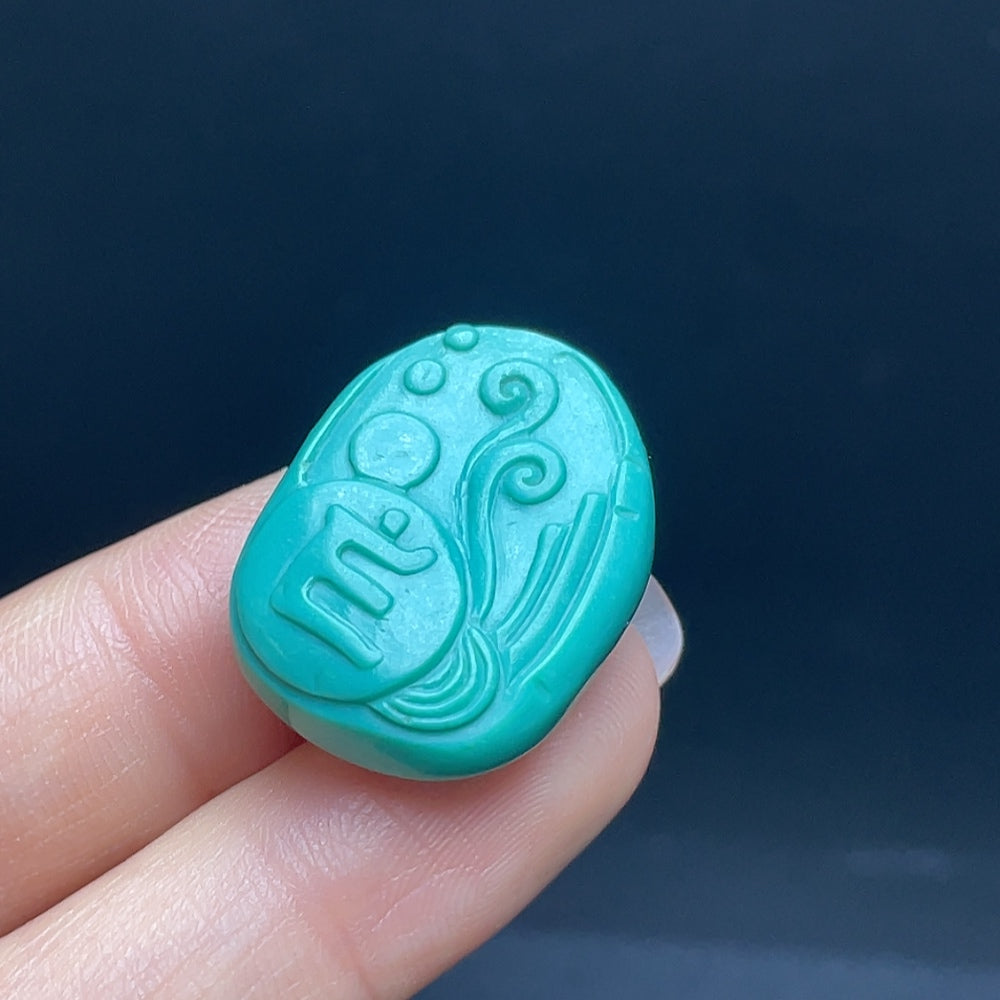 Turquoise Pendant Total weight approx. 7.23g Color origin undetermined
