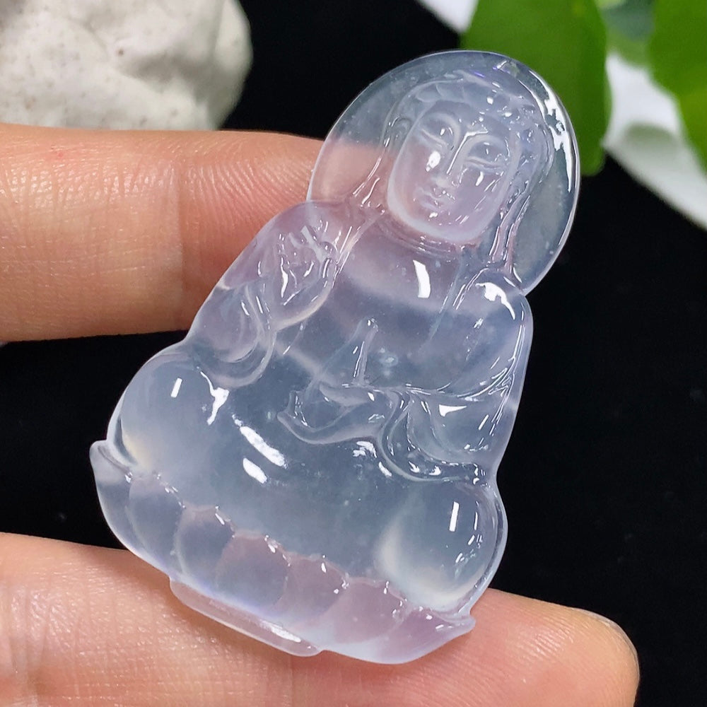 Jadeite Pendant Guanyin