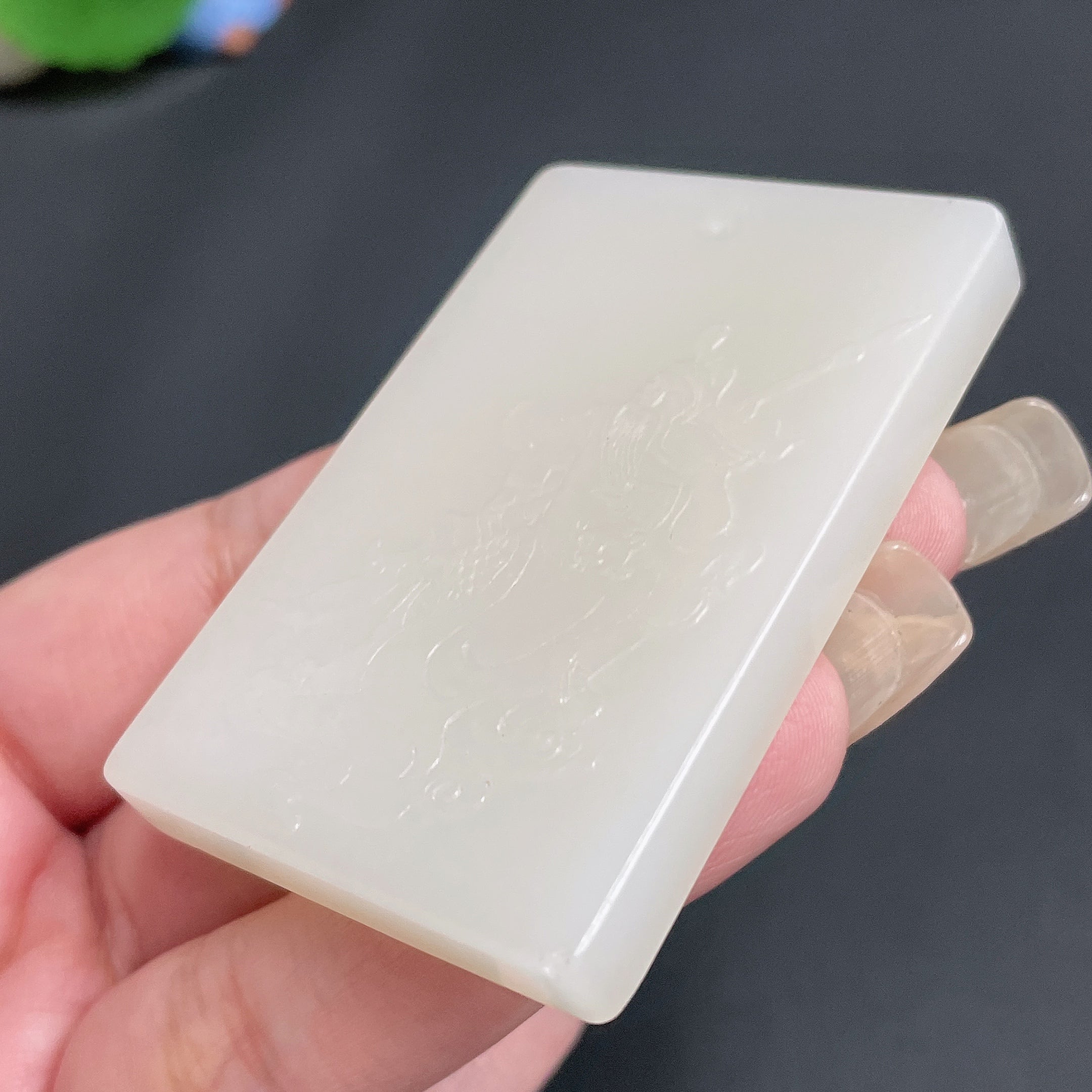 Hetian Jade Pendant Guan Gong Total Weight About 48.6g