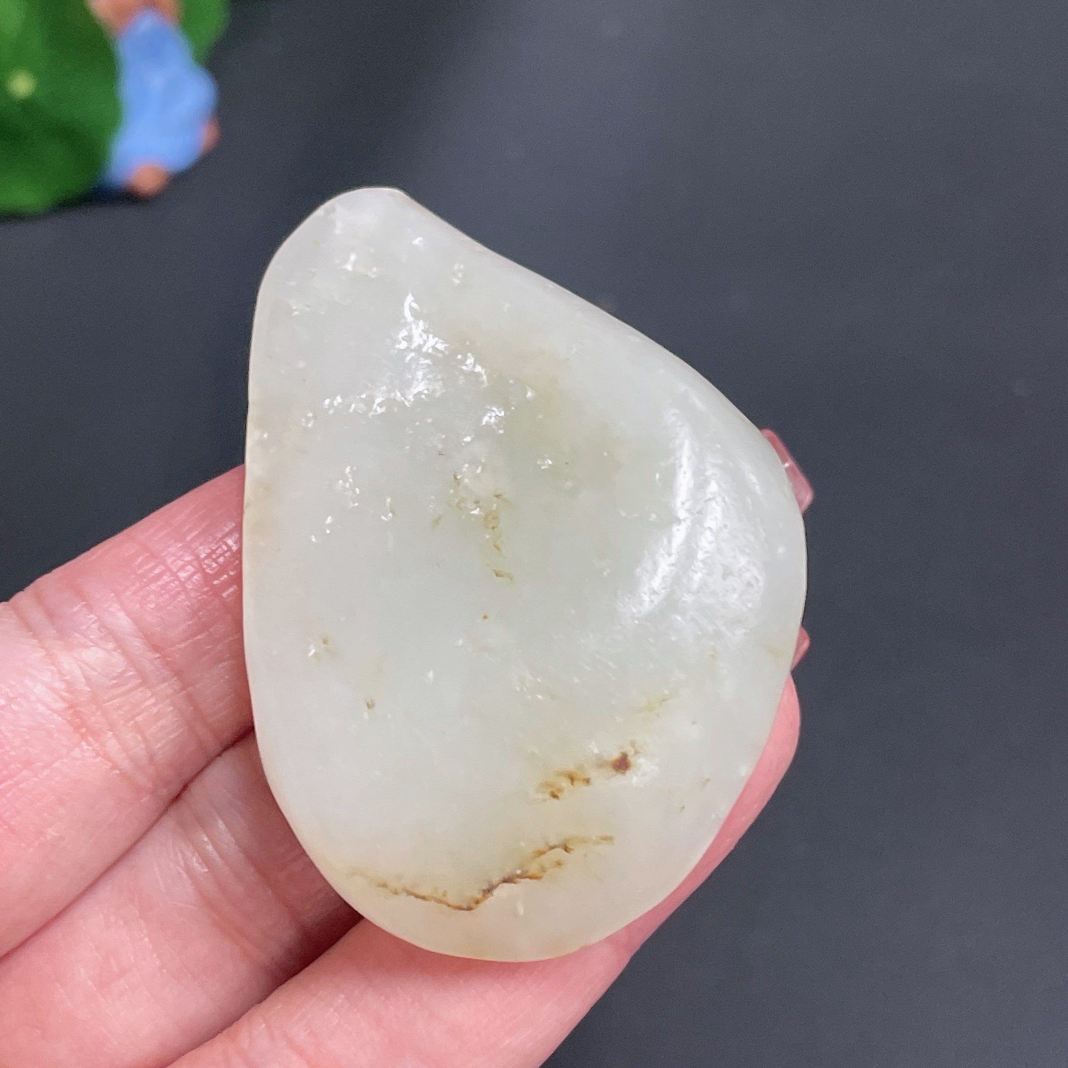 Hetian Jade Pendant Guanyin Total weight approx. 41.3g Undetermined skin color origin
