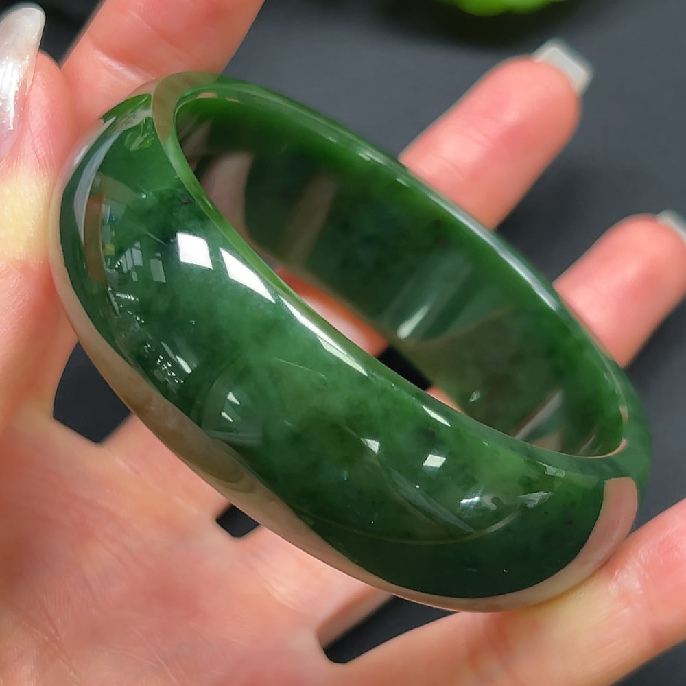 Hetian Jade Round Bracelet