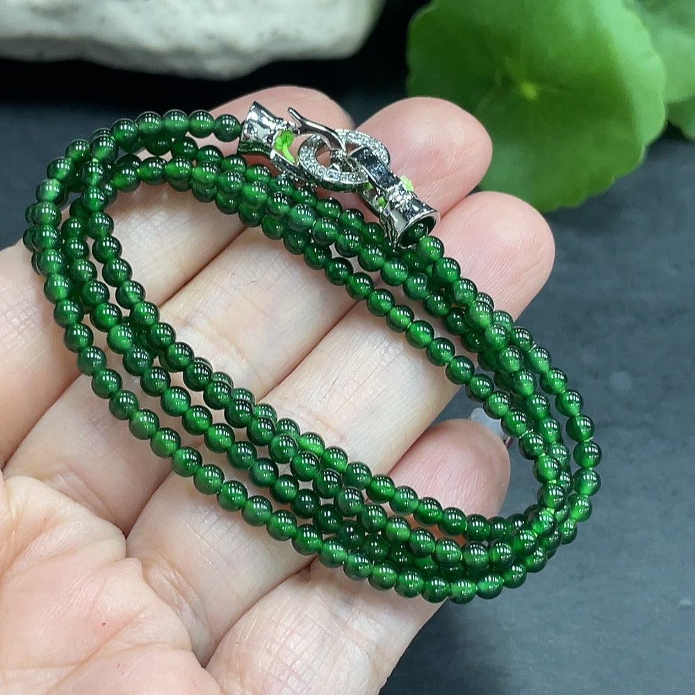 JadeiteBead Strand, Size 2.8mm, Total Weight 11.249g