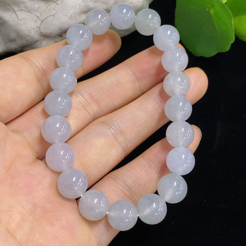 Jadeite Bracelet Approx. 9.6mm Total Weight Approx. 31.93g - SKU 45370078