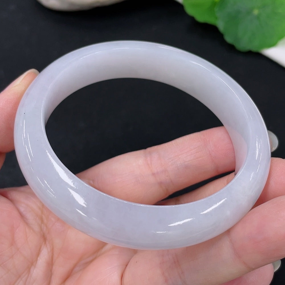 Jadeite Round Bangle Size 57.1 Total Weight Approx.63g