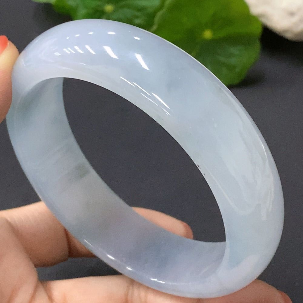 Jadeite Round Bangle Size 57.7 Total Weight 76.138g