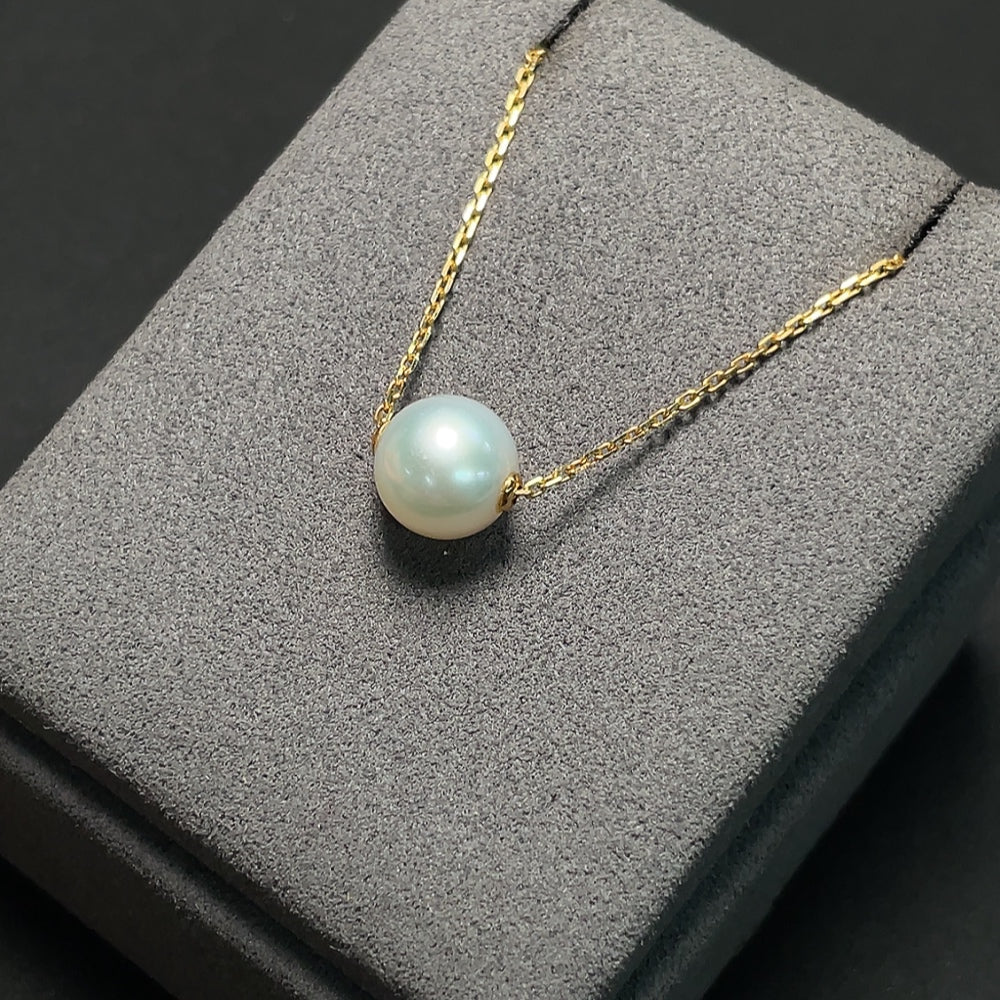 Saltwater Pearl Pendant in 18K Gold