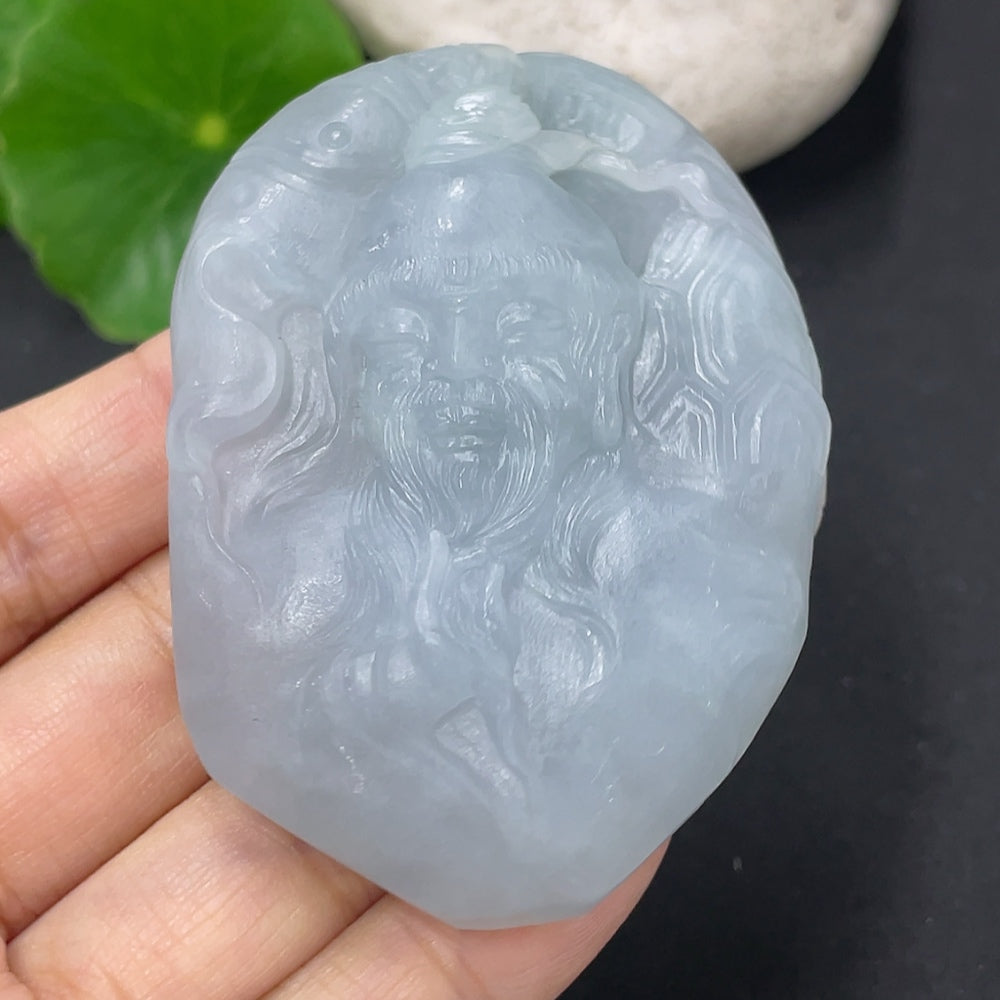 Jadeite Rough Pendant Total Weight Approx. 64.5g
