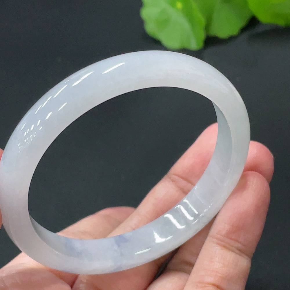 Jadeite Regular Round Bangle 54.5 Inner Diameter Total Weight 34.930g