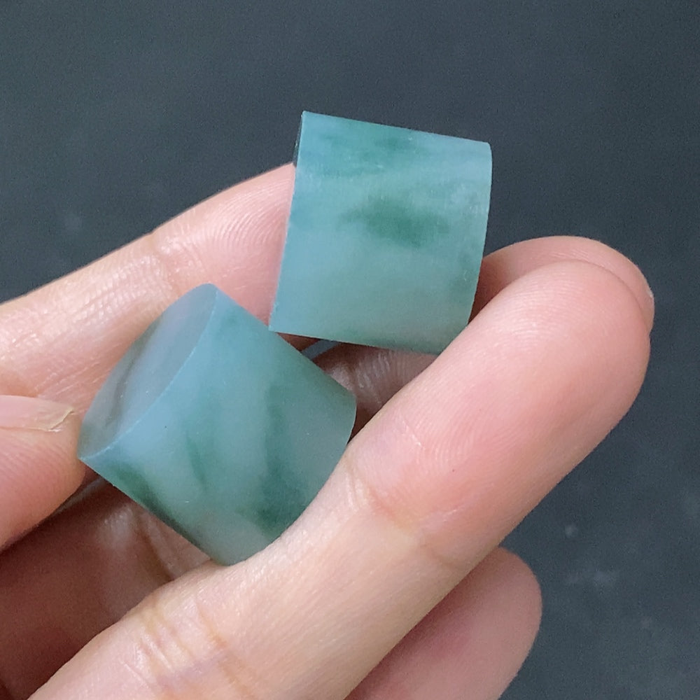 Jadeite Inlaid Piece Unpolished