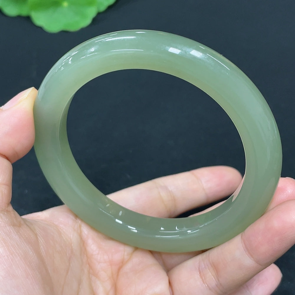 Hetian Jade Round Bracelet