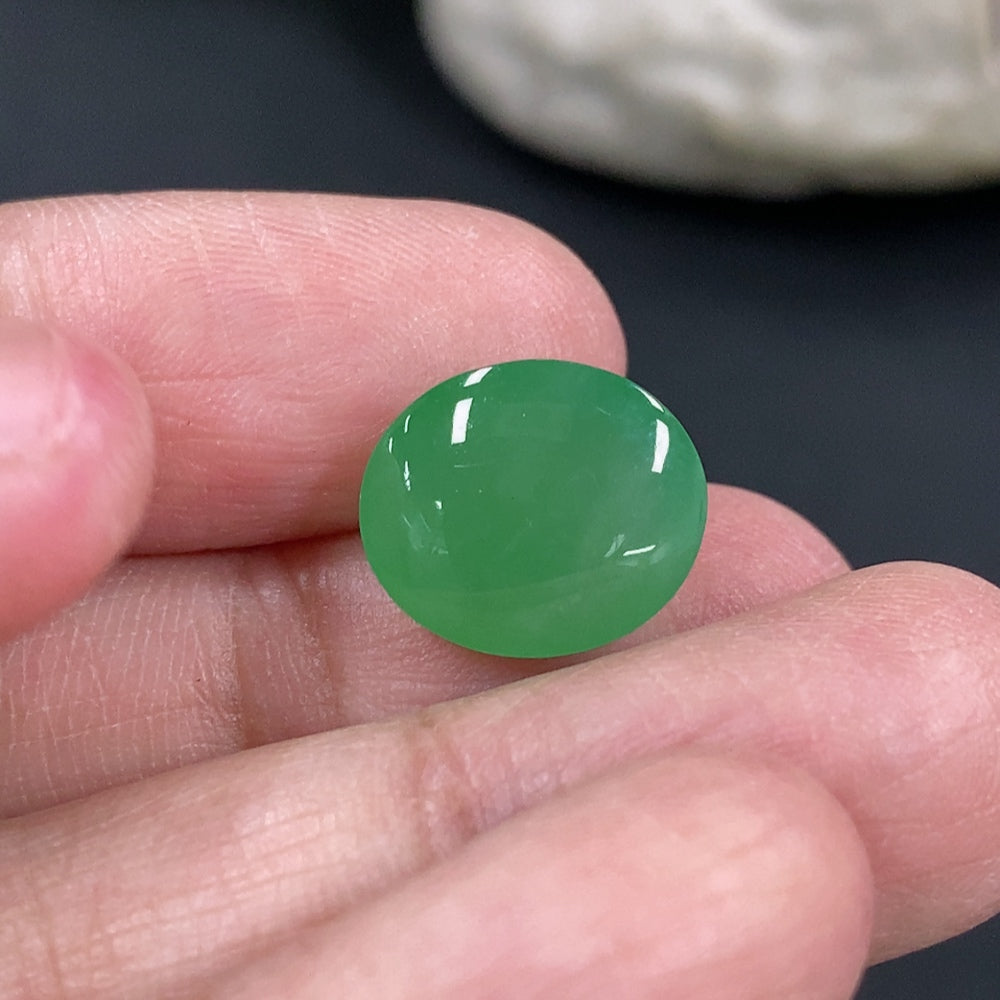 Jadeite Cabochon Total Weight Approx.1.6g