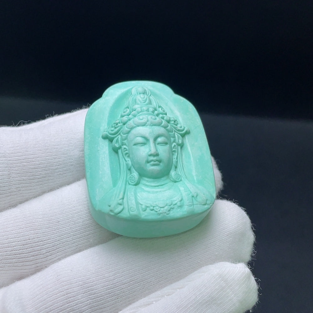 Turquoise Pendant, Total Weight Approx. 23.21g