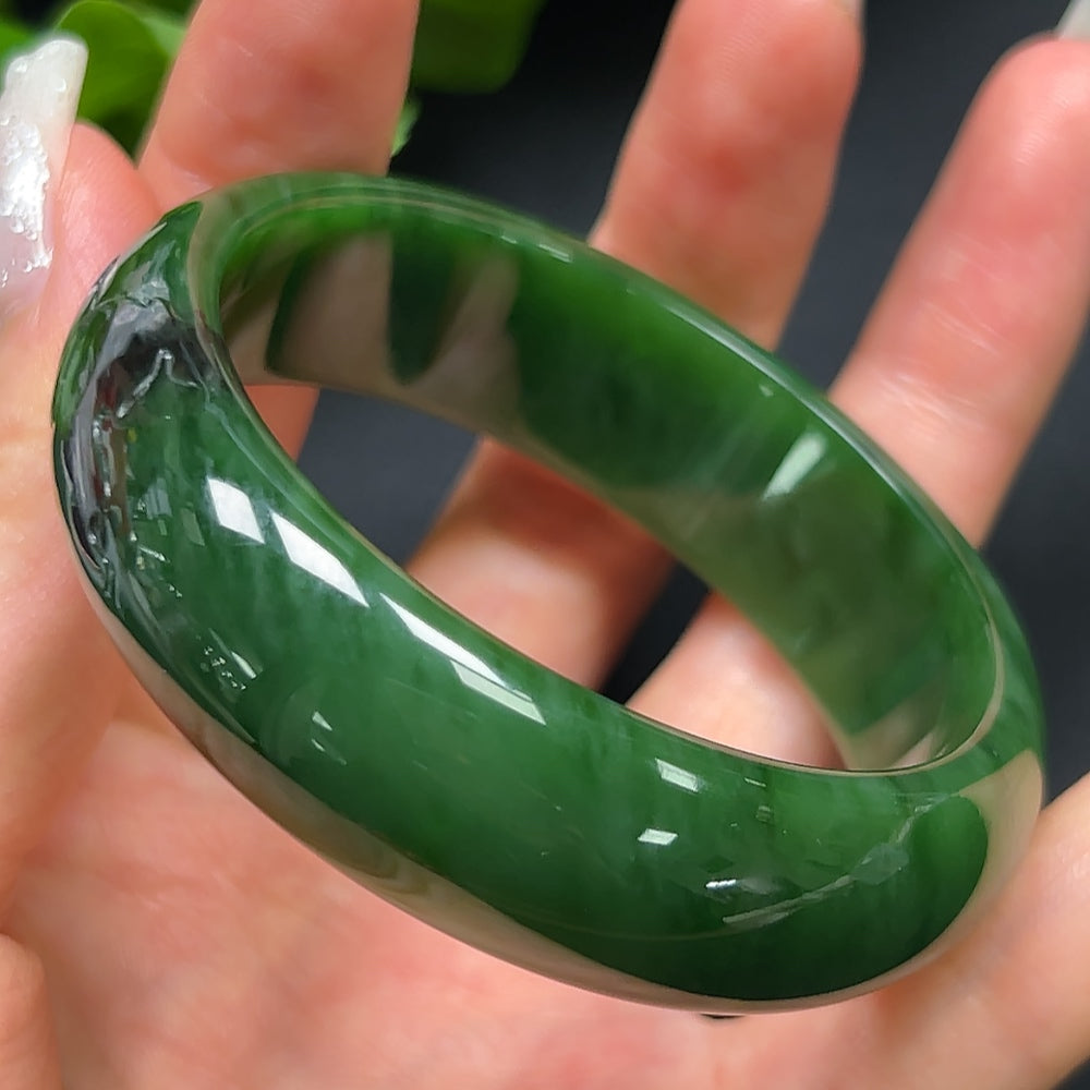 Hetian Jade Round Bracelet