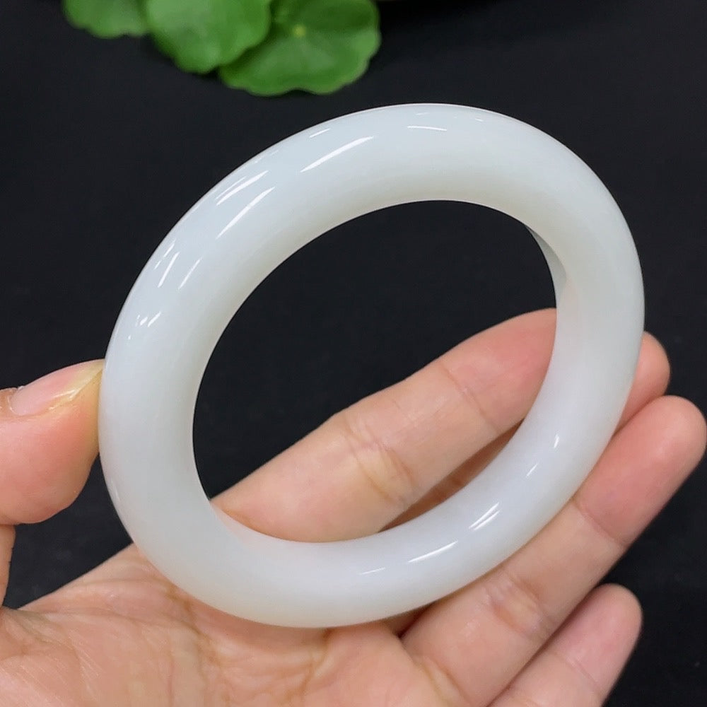 Hetian Jade Round Bracelet