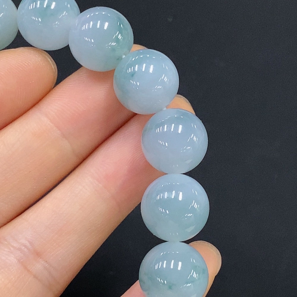 Jadeite Bracelet Approx.12.5mm Total Weight Approx.52.8g