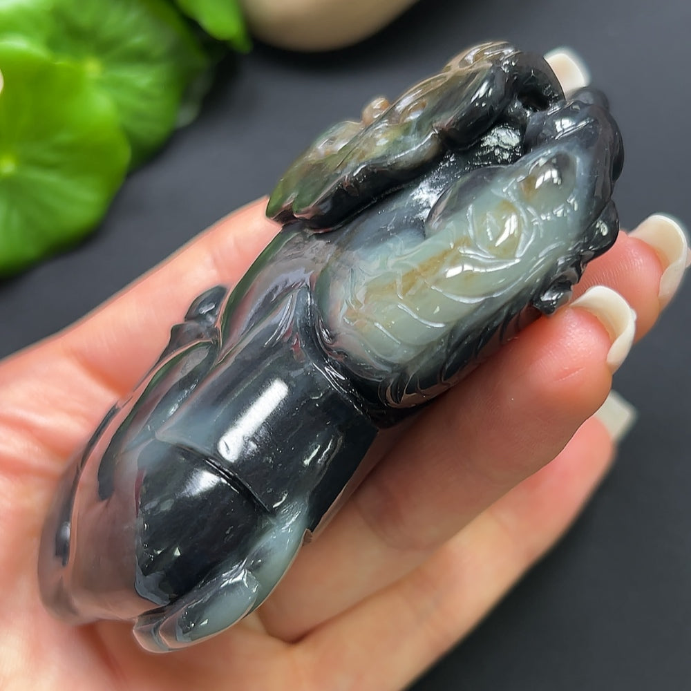 Hetian Jade Horse Ornament, Total Weight Approx. 201.84g