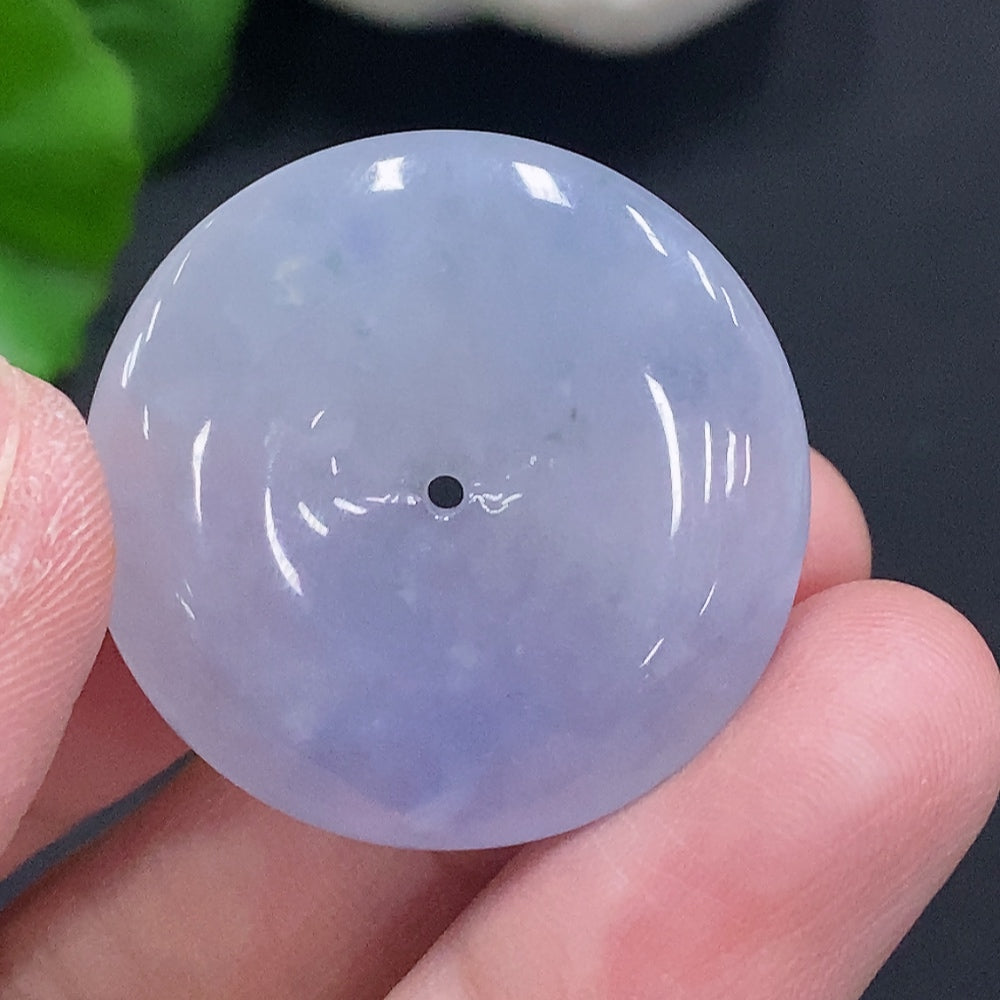 Jadeite Peace Button, total weight approx. 10.5g