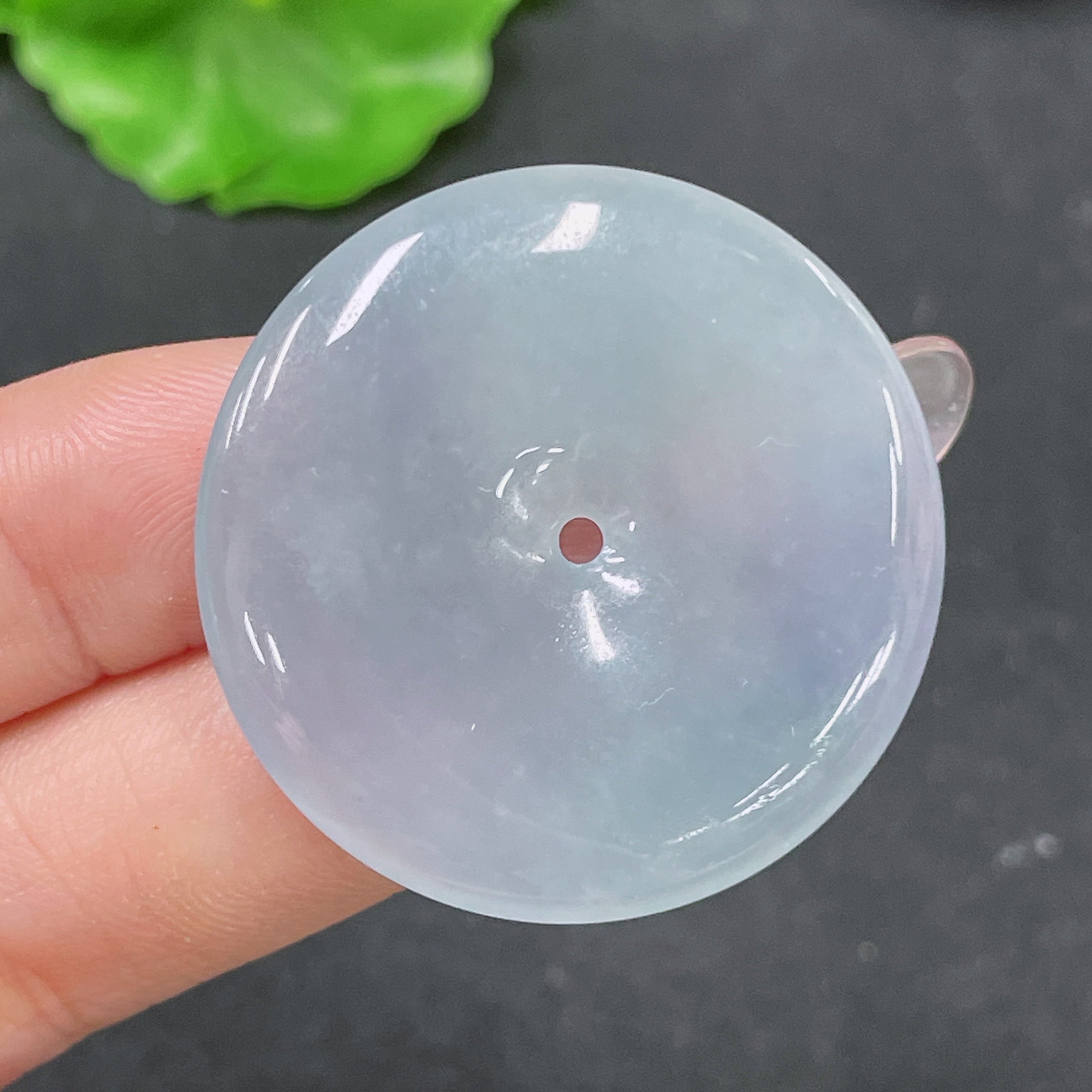 Jadeite Pendant Peace Knot Total Weight Approx.12.5g