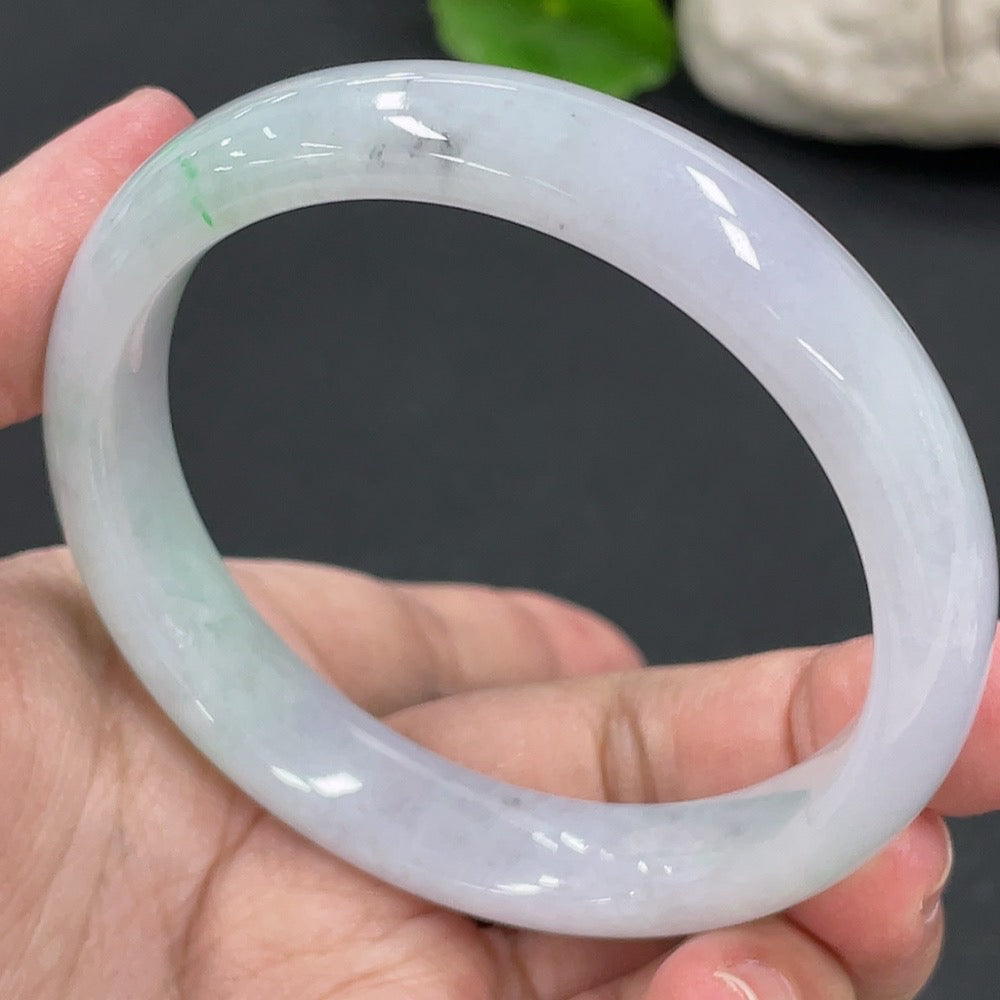 Jadeite Round Bangle Size 57.8 Total Weight Approx. 49.34g