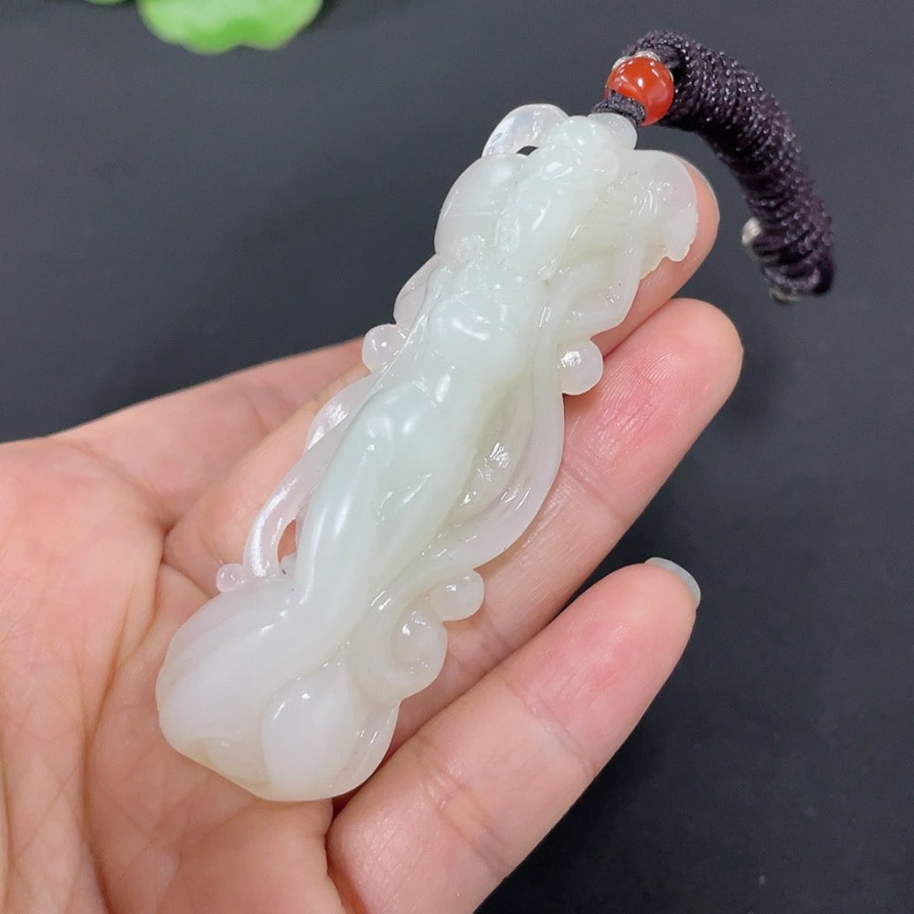 Hetian Jade Pendant Fairy