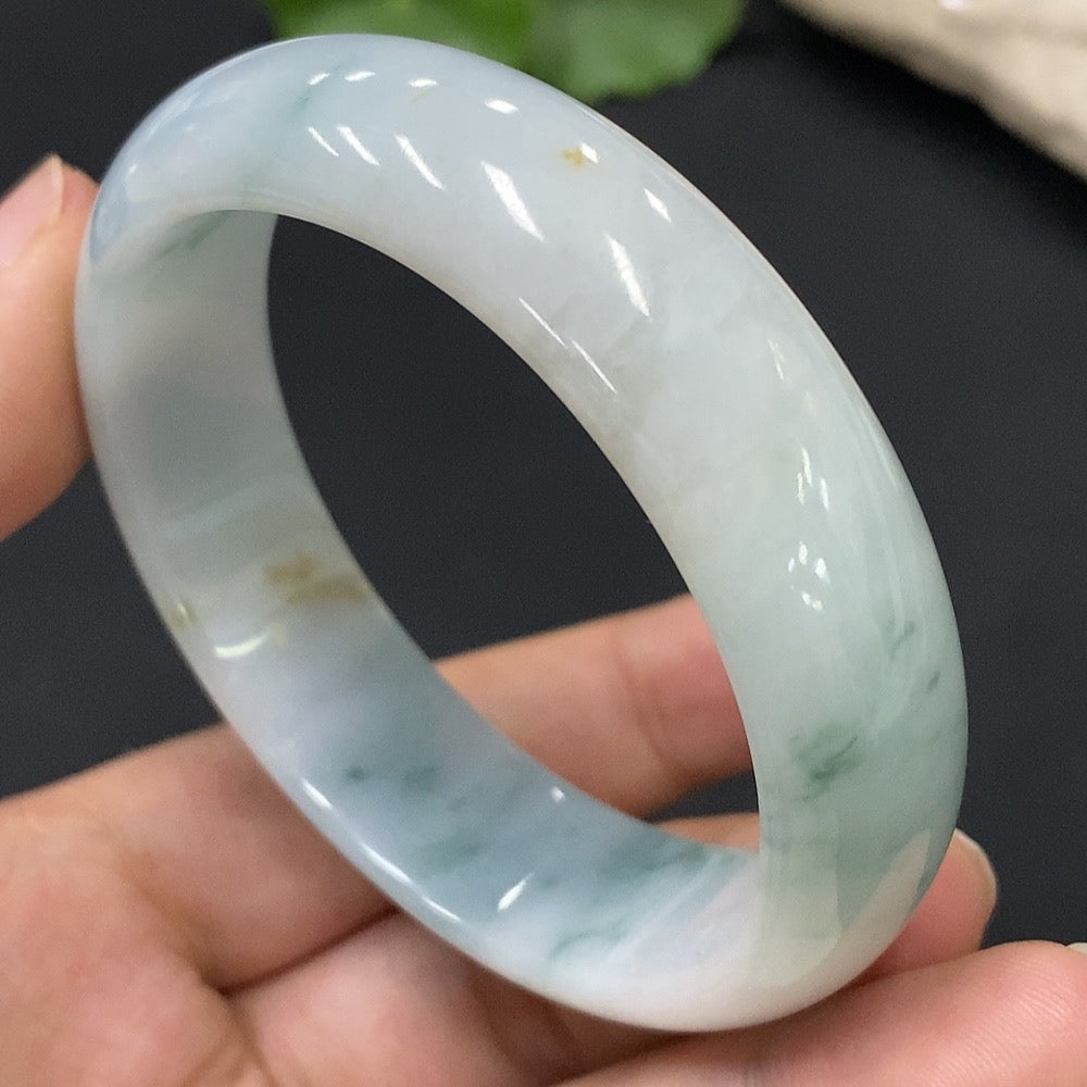Jadeite Round Bracelet Size 53.9 Total Weight Approx. 52.66g