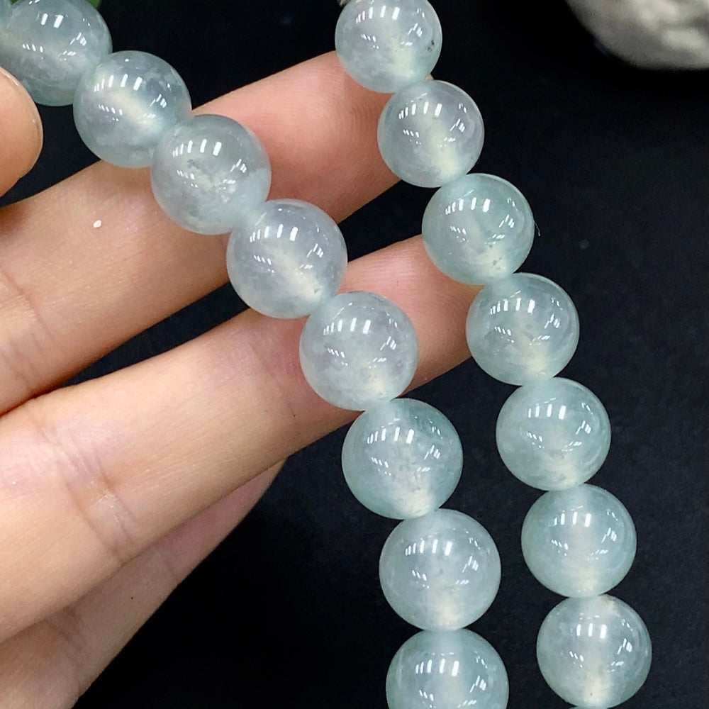 Jadeite Beaded Necklace Approx. 10.3mm Total Weight Approx. 98.61g [Total Value: $10,725 USD]