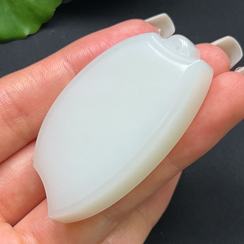 Hetian Jade Freeform Pendant