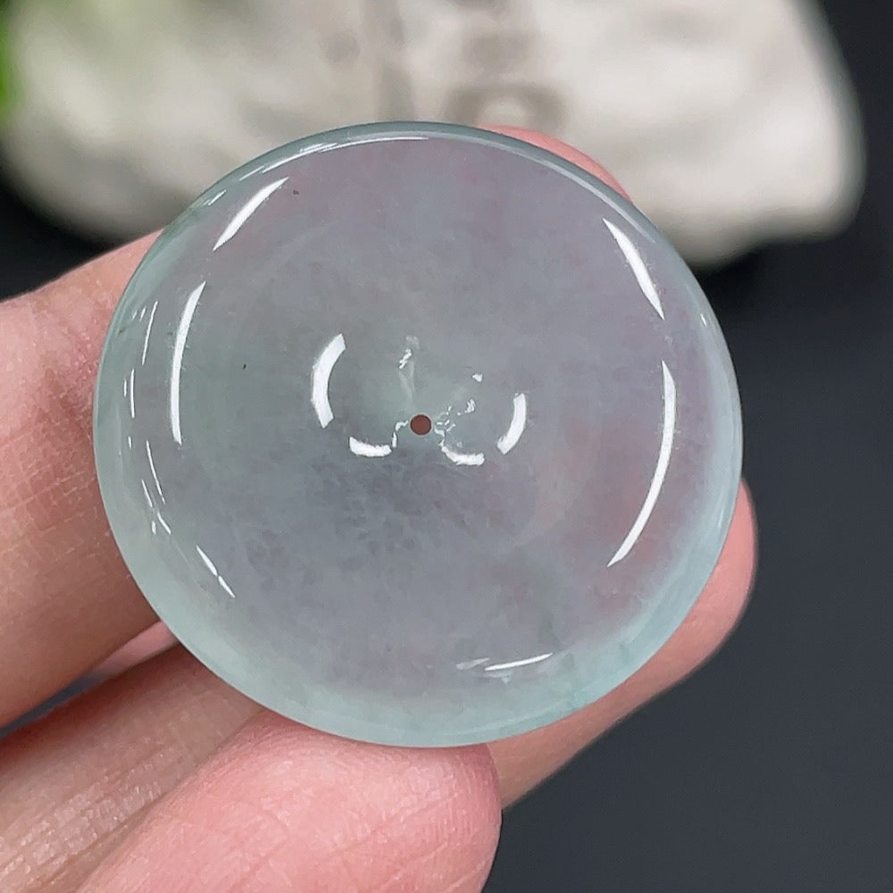 Jadeite Safety Buckle Pendant, Total Weight Approx. 6.76g