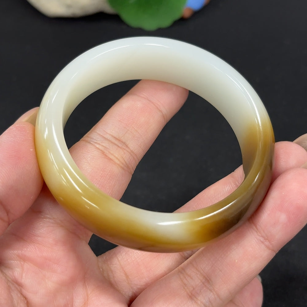 Hetian Jade Round Bracelet