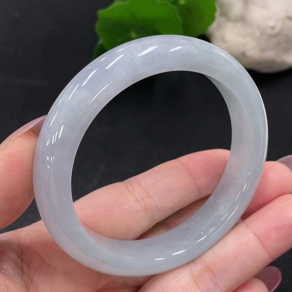 Jadeite Regular Round Bracelet Size 55.2 Total Weight Approx. 56.6g