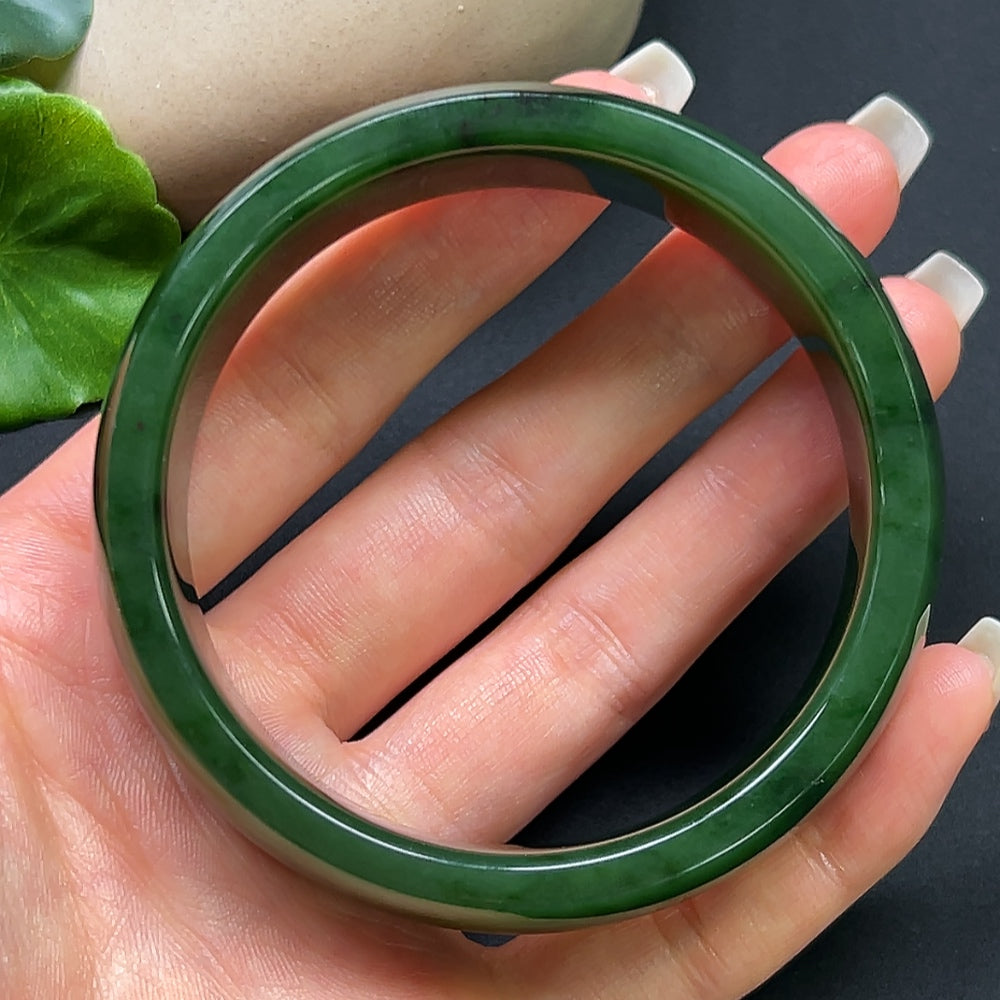Hetian Jade Jasper Round Bracelet