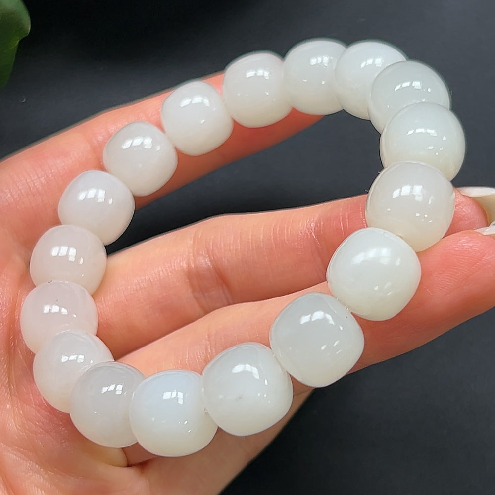 Hetian Jade Bracelet 11.9mm Approx. 50g