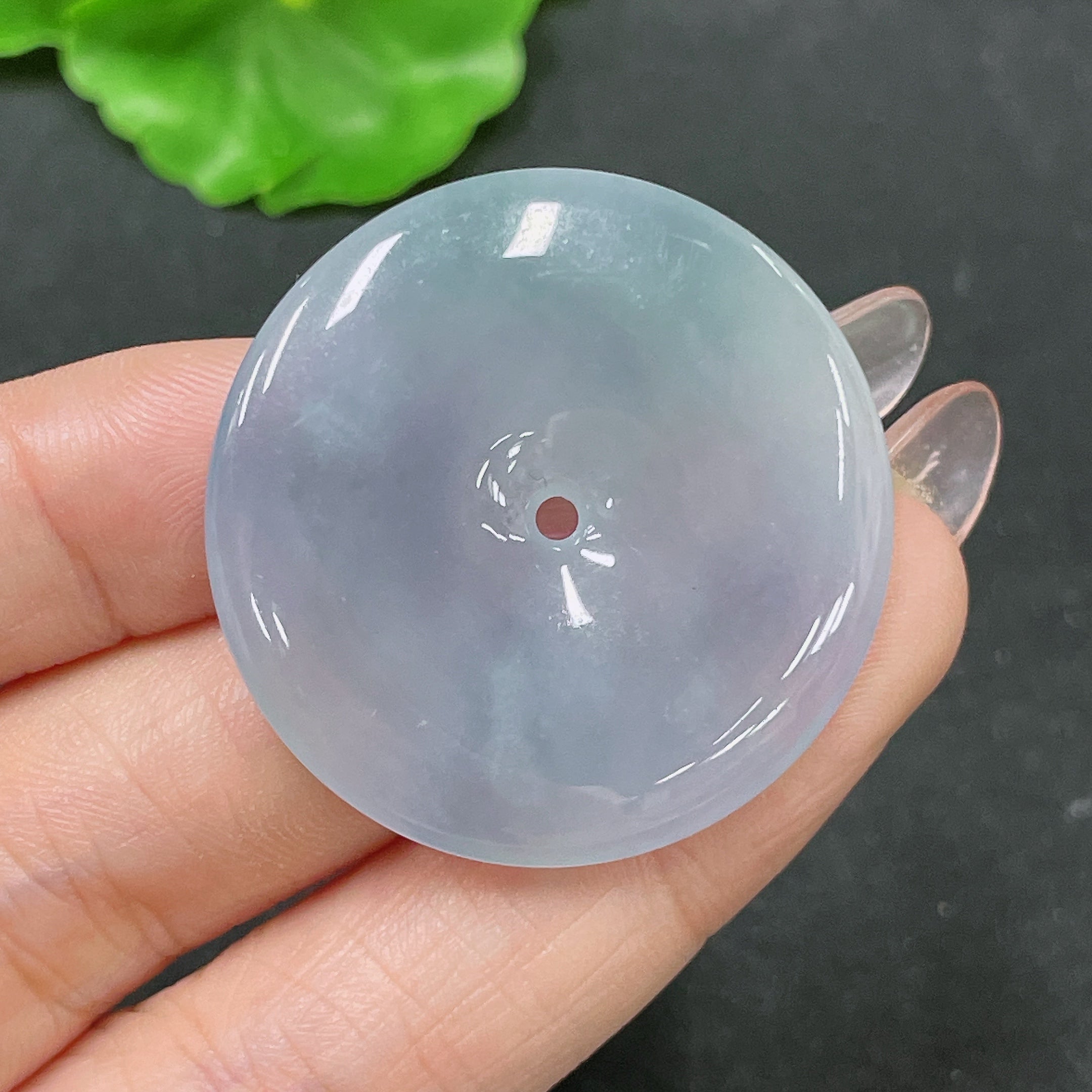 Jadeite Pendant Safety Buckle Total Weight About 13.4g