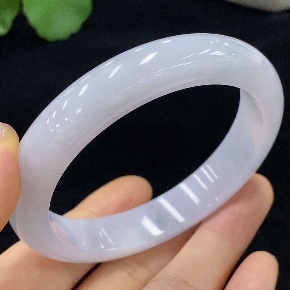 Jadeite Round Bangle Total Weight Approx.56.32g Size57