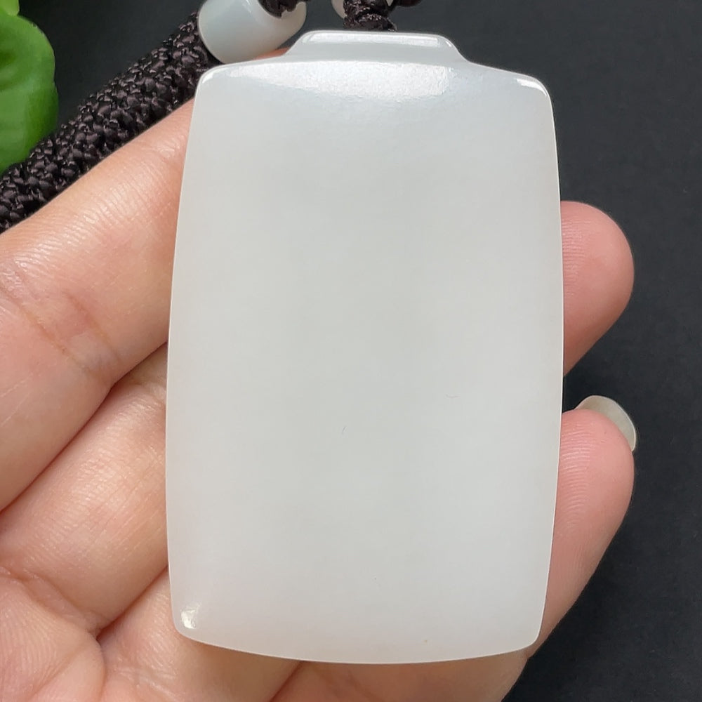 Hetian Jade Plain Pendant